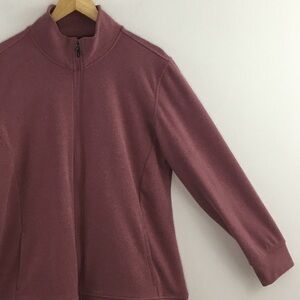 Hi-Tec | Dusty Rose Pink Zip Cardigan Sweater